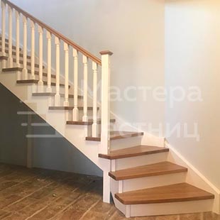 Заказать лестницу на 90 градусов забежную под ключ
